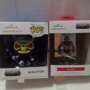 Hallmark Masters of the universe  set He-Man and skeletor